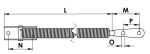 Federklapphalter 470 mm A