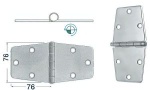 Scharnier 2 mm herauragender Pin 152x76 mm
