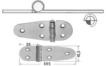 Scharnier herausragender Kern 101x41,5 mm