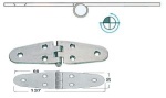 Scharnier umgekehrt 137x39 mm