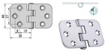 Scharnier umgekehrt 70x39 mm