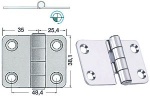 Scharnier herausragender Kern 60,4x38,1mm