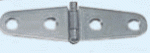 Edelstahlscharnier, hochglanzpoliert 101x38 mm