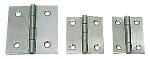 Scharnier aus VA-Stahl, poliert 30x30 mm