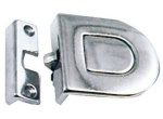 Druckknopfschnapper Messing, verchromt