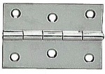 Rechteckiges Scharnier VA-Stahl, hochglan 75x50 mm