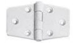 Scharnier verstärktes Nylon, weiß 65x40 mm