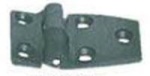 Scharnier verstärktes Nylon, schwarz 54x38 mm