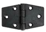 Scharnier verstärktes Nylon, schwarz 38x38 mm