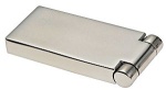 Einbauscharnier AISI316, hochglanzpoliert 75x35 mm
