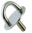 Augbügel m.Stifischraube VA-Stahl, poliert 6 mm
