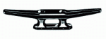 Klampe aus Nylon schwarz 110 mm