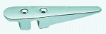 Klampe m.Curryklemme Aluminium, eloxiert 160 mm