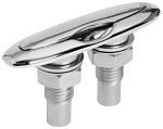 Retract Klampe abwendbar AISI316 hochglanz. 185mm