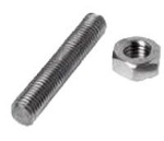 VA-Stahl Stiftschrauben-Set f. Klampen 8x60 mm