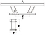Nordik II Klampe 150 mm