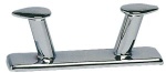 Knopfpoller Messing, verchromt 200 mm