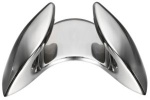 Capri VA-Stahl Buglippklampe 105 mm
