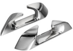 Capri eckige VA-Stahl Klampe 120mm (links+rechts)