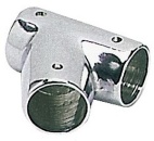 T-Relingsverbindungsstück 60° 22 mm