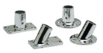 Relingstützenhalter, rechteckig AISI316 60° 25 mm