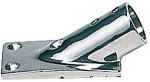 Relingstützenverbindung, rechteckig 30° 22 mm