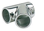 Relingstützenverbindung T-förmig 60° 22 mm