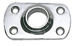 Relingstützenhalter, rechteckig 90° 25 mm