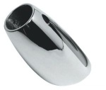 Relingstützenhalter, stumpf-oval 45° 65 x 48 mm