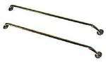 VA-Stahl Seitenrelingstutz 100x18 cm