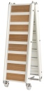 Gangway, klappbar weiße Lackierung 260 cm
