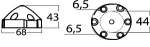 Propelleranode f.Max/Prop 28/35 mm