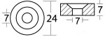 Zink-Ringanode 24x6,5