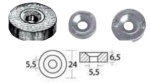 Aluminium-Ringanode 24x6,5