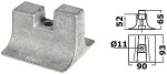 Anodo piede Yamaha 300/350 HP