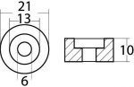 Magnesium-Ringanode f. Suzuki Außenborder 4/300 PS