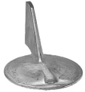 Aluminium-Finnanode gegendrehend links 100/220 PS
