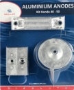 Anoden-Set Aluminium Honda Außenborder 40/50 PS
