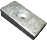 Plattenanode aus Magnesium 75/225 PS 36 x 71 mm