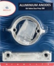 Anoden-Set f. Volvo-Motoren 280DP Aluminium