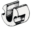 Fußanode aus Aluminium f. Bravo/Blackhawk