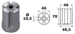 Anode aus Zink B