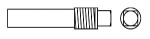 Zinkanode f. Wärmetauscher 3/8 10x40+18 mm SET 2Stk.
