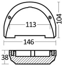 Aluminium-Fußanode Duo Prop