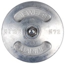 Anode f. Steuer Ø 70mm 300 g Gewicht Paar