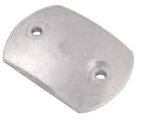 Zink-Plattenanode gewölbt 80x55 mm