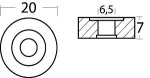 Zink-Rundanode 20x7 mm
