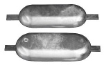 Magnesiumanode z. Festschweißen 300 x 80 mm 1,5 kg