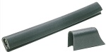 Profilleiste aus PVC, schwarz 18x26 mm