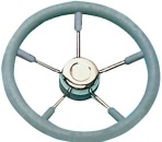 Steuerrad Polyurethan, weich grau 320 mm